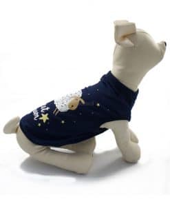 ALT camiseta azul oscura para perros pequeños marca miniatural modelo sweat dream