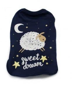 ALT camiseta azul oscura para perros pequeños marca miniatural modelo sweat dream