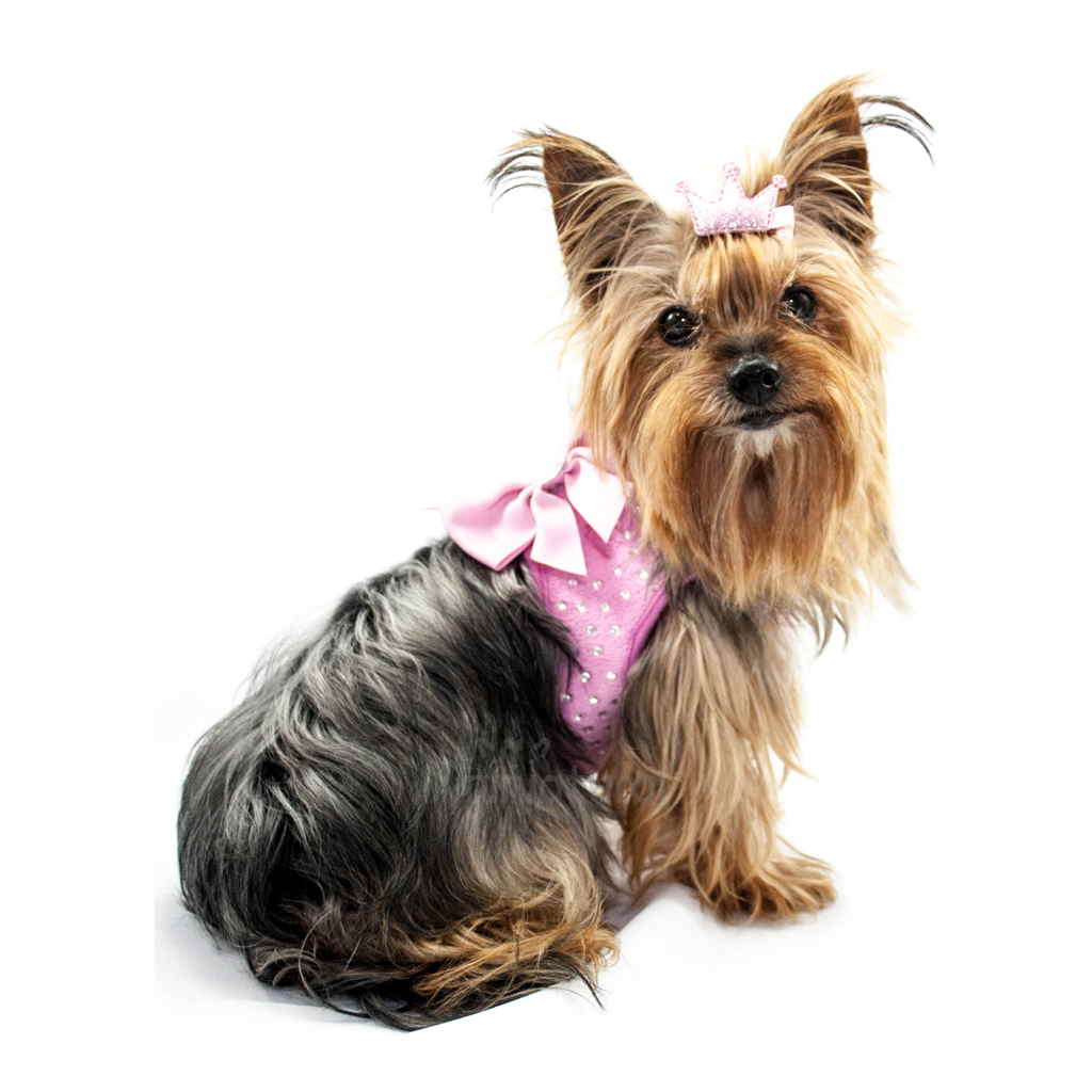 alt arnes perro brillantes rosa