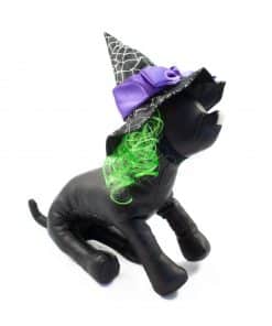 Ropa de Hallloween para perros pequeños gorro bruja
