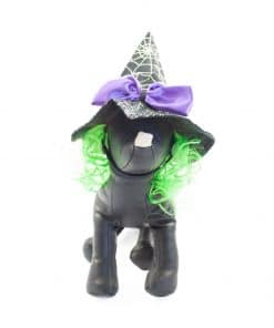 Ropa de Hallloween para perros pequeños gorro bruja