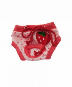 Bragas Perra Underwear Roja Rosa Lunares Fresa Ropa Perros (2)