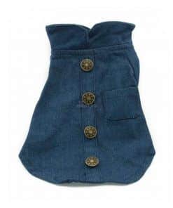 Camisa Vaquera Azul Ropa Perros Primavera (2)
