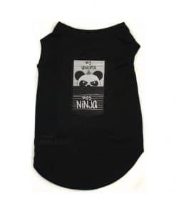 ALT camiseta negra para perros pequeños