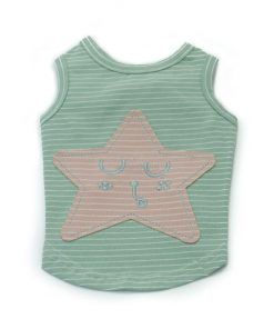 Camiseta Perro Azul Estrella Rosa Ropa Perros Verano