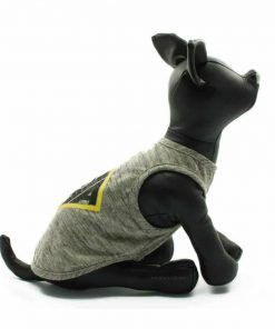 Camiseta Perro Gris Rombo Amarillo Ropa Perros Verano (2)