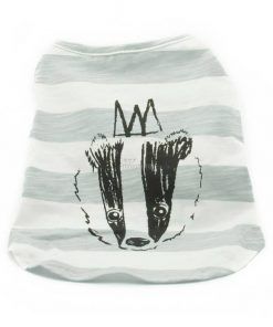 Camiseta Perro Rayas Azul Blanco Ropa Perros Verano Rey Tejon (2)