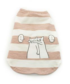 Camiseta Perro Rayas Rosa Blanco Ropa Perros Verano Gatos Sorpresa (2)