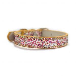 collar para perros con estilo multicolor brillantina perros pequeños
