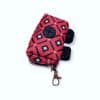 dispensador de bolsas para caca de perro rayas rojas MINIATURAL