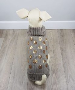 ALT jersey para perros pequeños con monedas doradas