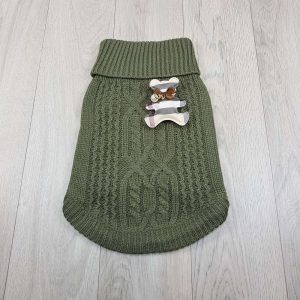 ALT jersey para perros pequeños jersey verde para perros pequeños