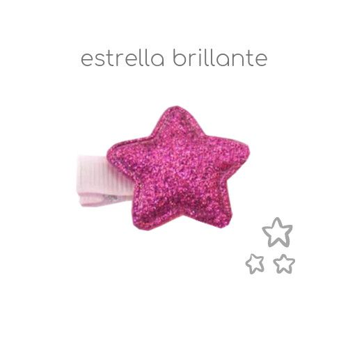 Lazos para Yorkshire - Kit Rosa Plata 1 ALT lazo para yorkshire con forma de estrella rosa