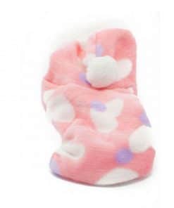 Pijama Perra Rosa Polar Capucha Pompon Corazones Ropa Perros Invierno (2)