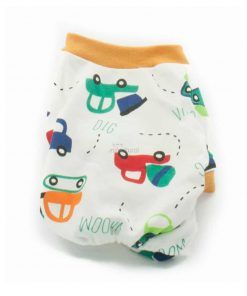 Pijama Perro Estampado Coches Cuello Amarillo Ropa Perros (2)
