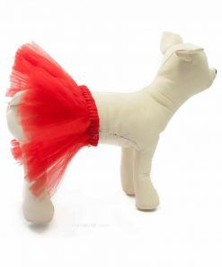 faldas para perritos tutu roja