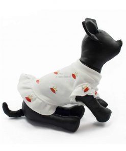 Vestido Blanco Labios Corona Ropa Perro Verano Primavera (1)